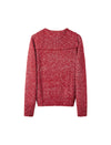 Toggle Collar Textured Knit Sweater
