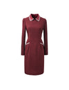 Classic Plaid Fitted Dress