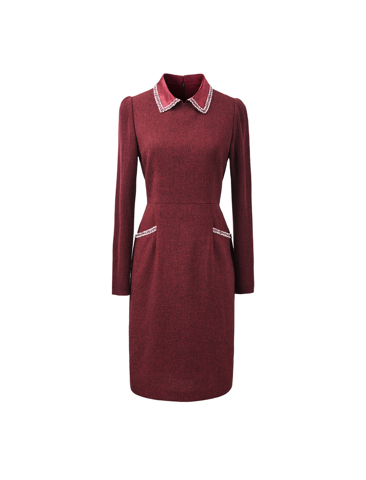 Classic Plaid Fitted Dress