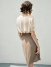 Belted Midi Skirt