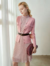 V-Neck Long Sleeve Button-Front Knit Cardigan