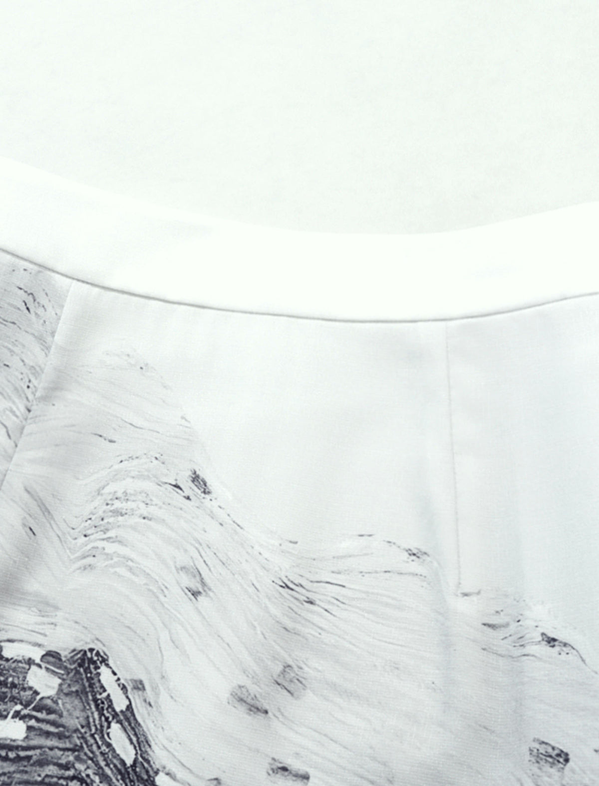 Ocean Breeze High-Waist Midi Skirt