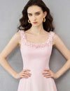 Elegant Square Neck Flare Dress
