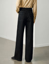 High-Waisted Wide Leg Denim Pants