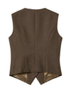 Coffee Tailored Waistcoat