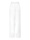 White Wide Leg high-waisted Dress Pants