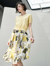 Printed Silk Skirt