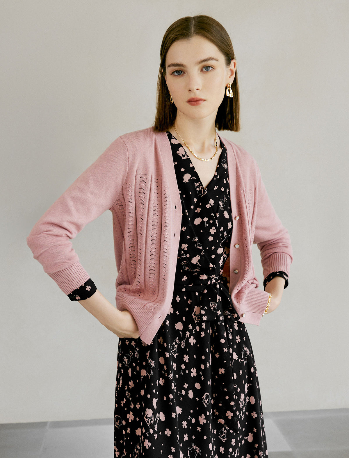 Classic Button Down Knit Cardigan