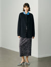 Charcoal Grey Wool Blend Jacket