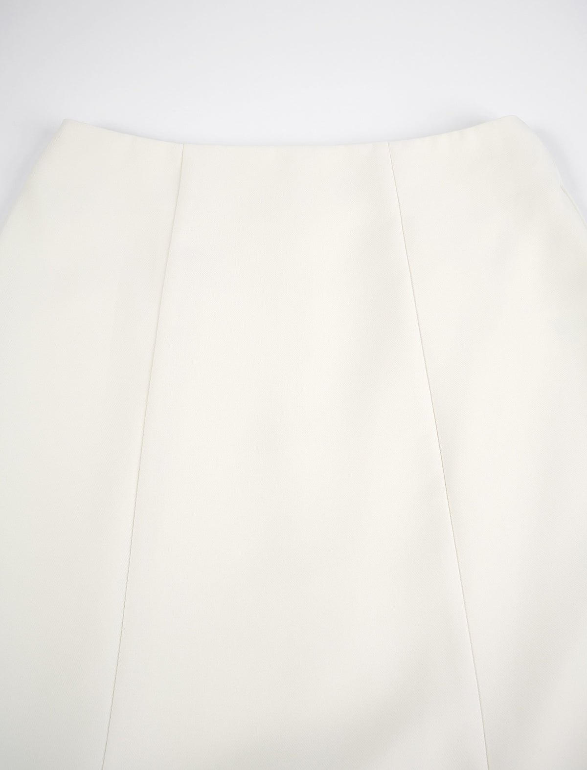 Lace Trim A-Line Midi Skirt