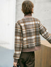 Wool Blend Cropped Jacket