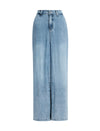 Light Wash Straight-Leg Jeans