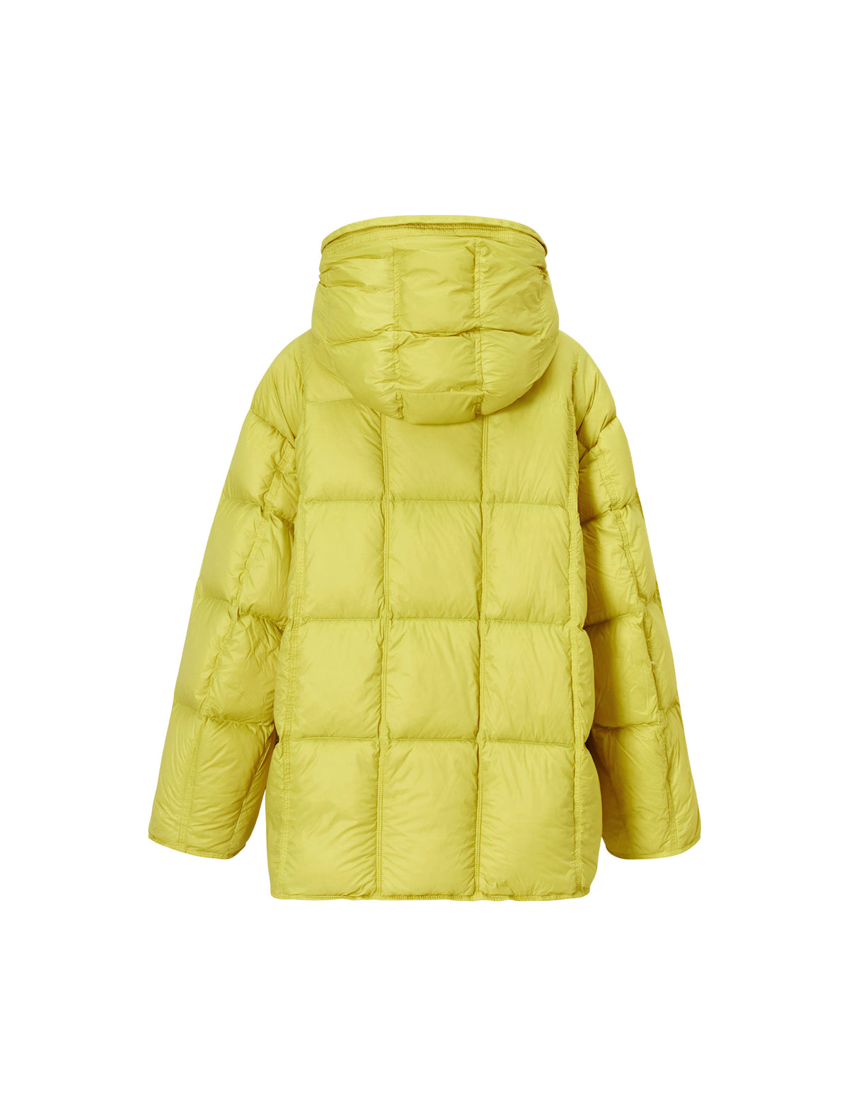 Hooded Dual-Drawstring Zip-Front Cropped Puffer Jacket