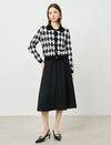 A-Line Sparkle Detail Midi Skirt