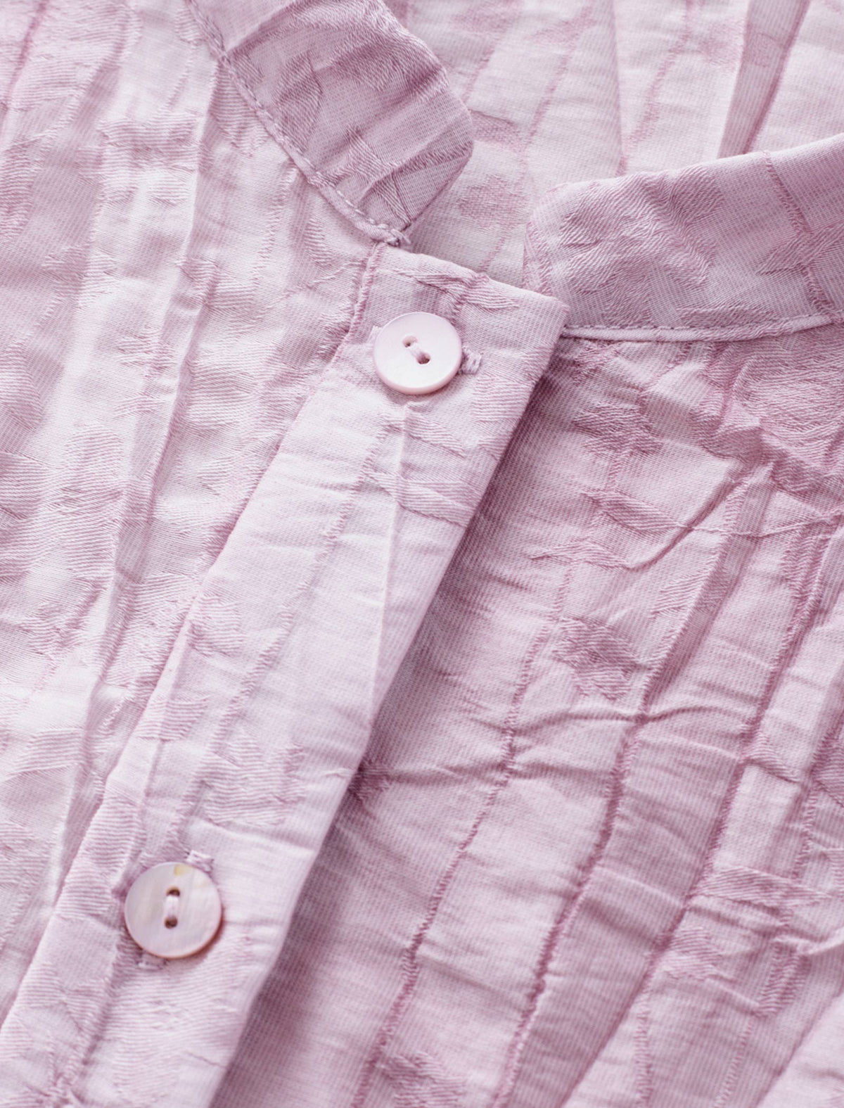 Textured Floral Drawstring Waist Top