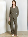 Wide Leg Straight Pants
