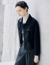 Detachable Collar Utility Cropped Jacket