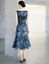 Sleeveless Floral Print Fit-and-Flare Midi Dress