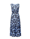 Floral Sleeveless Midi Dress