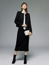 Sparkle Tweed Cropped Jacket