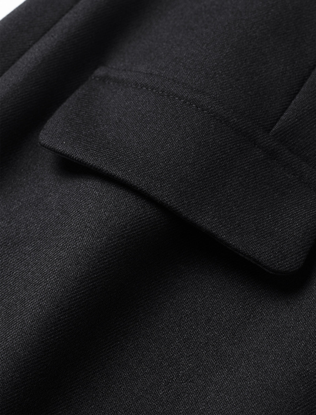 Back Slit Pocket Detail Midi Pencil Skirt