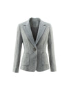 Wool Blend Pocket Blazer