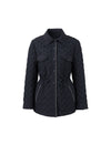 Embroidered Drawstring Pocket Fitted Padded Coat