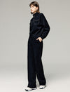 Classic Knit Wide-Leg Pants