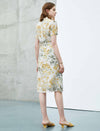 Floral Silk Dress