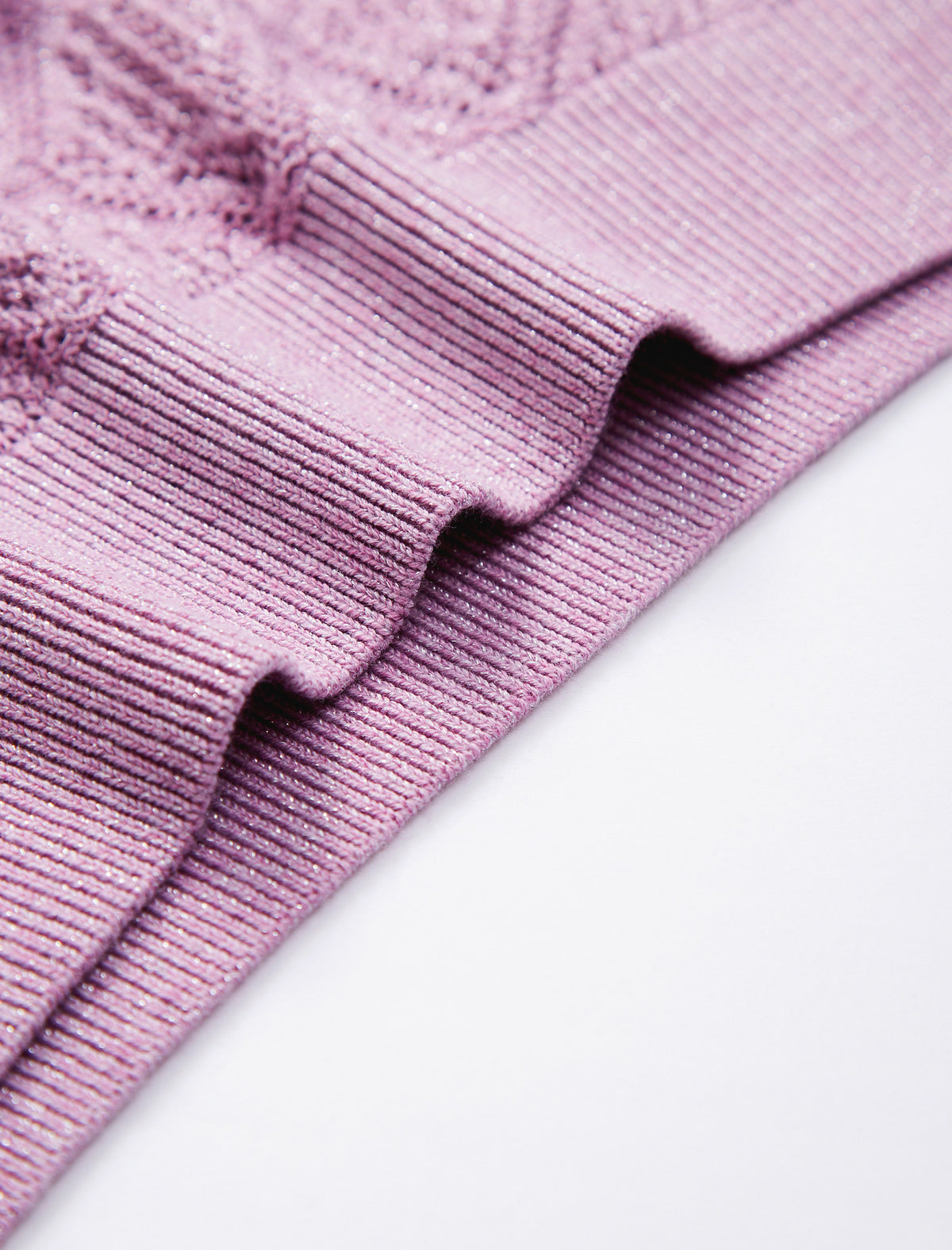 Diamond Open Knit Sleeveless Top