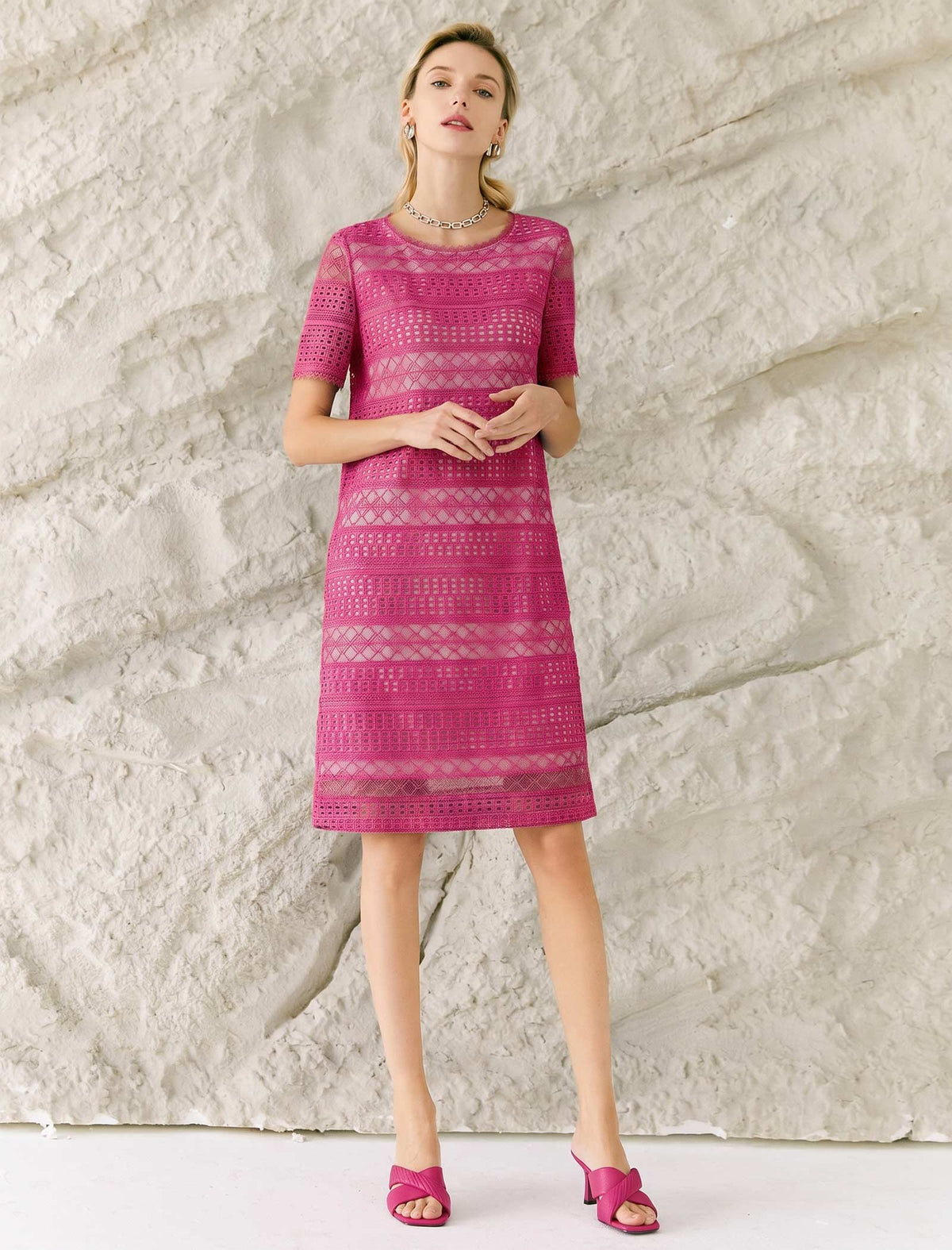 Salerno Soft Lace Shift Dress