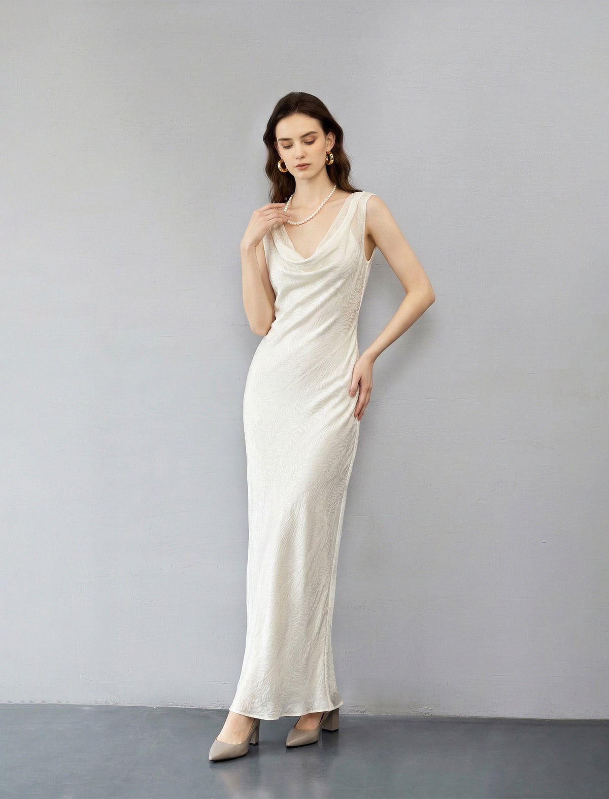 Mulberry Silk Slim Fit Sleeveless Slip Dress