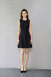 Sophisticated Pleated Cocktail Dress