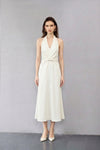 Elegant V-Neck Mermaid Hem Evening Gown