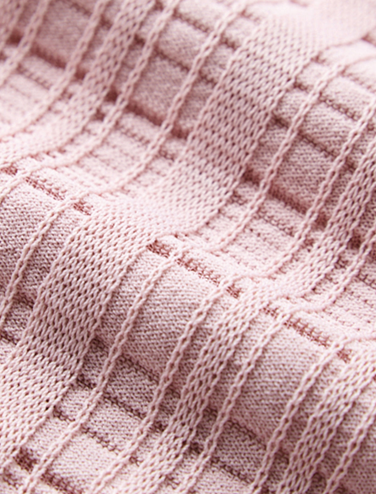 Textured Knit Round Neck Top