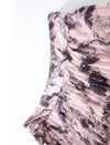 Chiffon Tie Dye Sun Pleated Midi Skirt