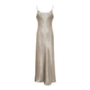 Timeless Acetate Slip Maxi Dress - Brown