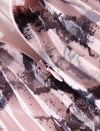Chiffon Tie Dye Sun Pleated Midi Skirt