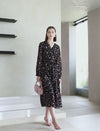 Floral Wrap Midi Dress